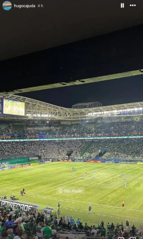 Empresário de Abel Ferreira foi ao Allianz Parque em jogo da Libertadores • Foto: Reprodução/ Instagram