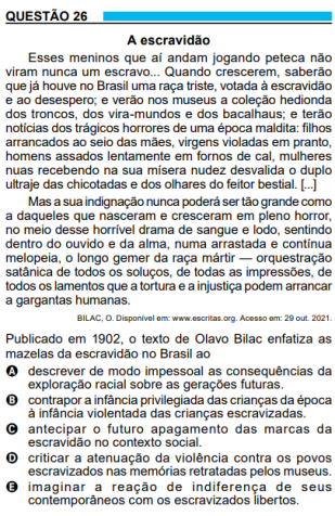 Questão correta é a  • Reprodução