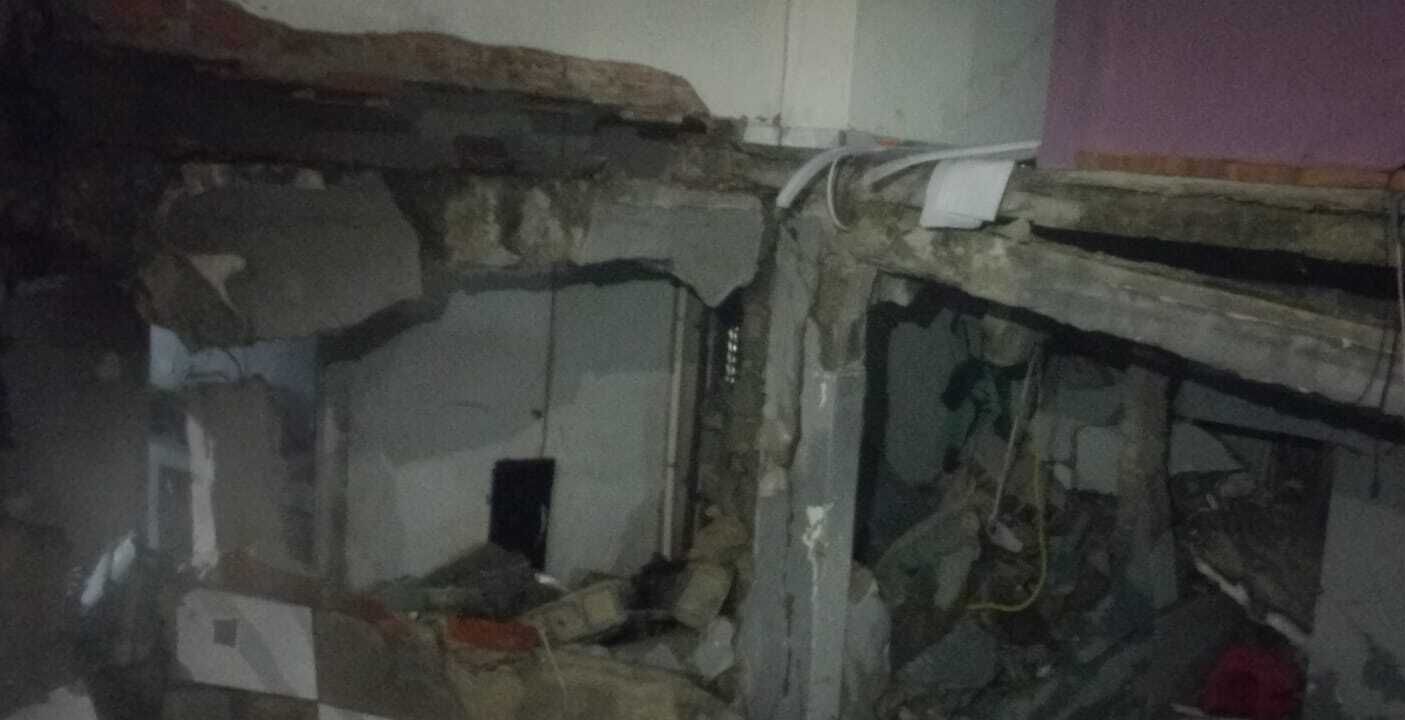 Explosão em residência no Tremembé • Crédito: Defesa Civil do Estado de SP