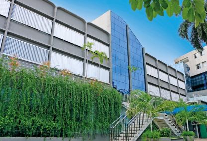 Fachada do Colégio Agostiniano Nossa Senhora de Fátima, em Goiânia (GO)