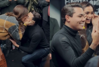 Cantor Felipe Araújo faz pedido de casamento nos bastidores de show; veja