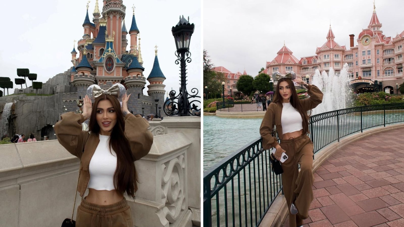 Fernanda Campos diz ter sido advertida por usar cropped na Disney