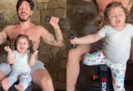Eliezer mostra acidente doméstico da filha em vídeo; veja