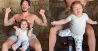 Eliezer mostra acidente doméstico da filha em vídeo; veja