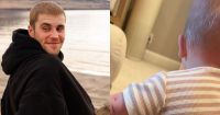 Justin Bieber posta nova foto do filho e fãs reagem: "Sua cópia"