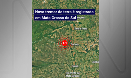 Tremor de terra em MS gera outros 16 abalos no estado