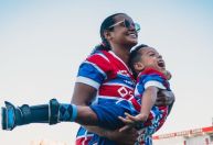 Dia das Mães: Fortaleza realiza sonho de mãe atípica e filho Miquéias