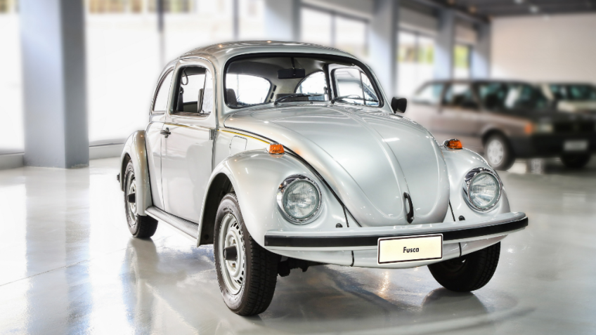 Primeiro exemplar do Fusca Itamar produzido na segunda fase de manufatura • Volkswagen/Divulgação