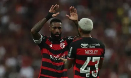 Gerson e Wesley formam dupla pelo Flamengo