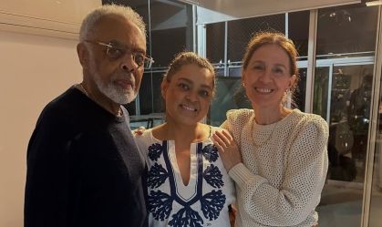Gilberto Gil celebra retorno de Preta Gil para casa