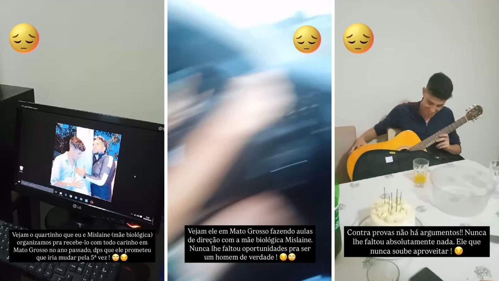Latino mostra tentativas de ajuda ao filho, Guilherme Rocha • Instagram/Latino