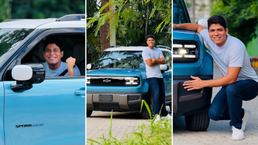 Guilherme Avelar recebe Chevrolet Spark EUV
