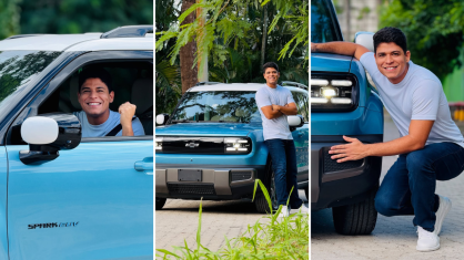 Guilherme Avelar recebe Chevrolet Spark EUV
