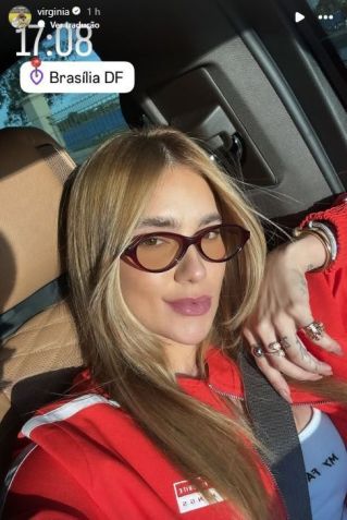 Virginia Fonseca, em uma publicação temporária (story) • Reprodução/Redes Sociais