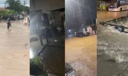 Aulas e serviços públicos são suspensos no Grande Recife após fortes chuvas