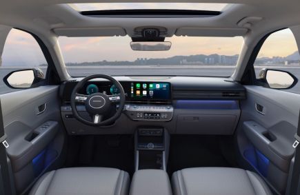 Cabine do novo Hyundai Kona Hybrid