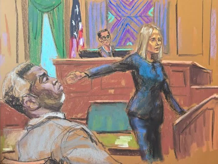 Courtroom sketches as trial starts for hip-hop mogul Sean 'Diddy' Combs