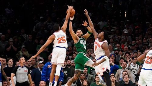 Knicks vencem Celtics de virada e abrem vantagem na série