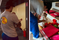 Luan Santana leva filha para conhecer estúdio e entrega apelido da menina