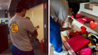 Luan Santana leva filha para conhecer estúdio e entrega apelido da menina
