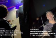 Lucas Lima leva filho com Sandy para ver show: "A vida presta um montão"