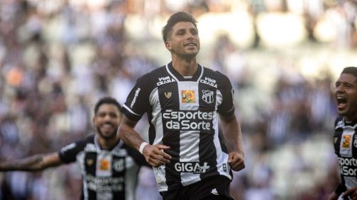 Lucas Mugni abriu o placar para o Ceará contra o Sport no Brasileirão