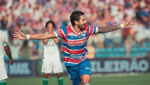 Lucero abriu o placar para o Fortaleza em partida contra o Juventude, pelo Brasileirão