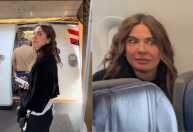 Luciana Gimenez brinca ao viajar de classe econômica: "Janela apertada"