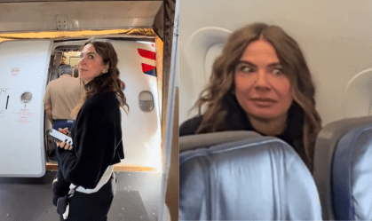 Luciana Gimenez brinca ao viajar de classe econômica: "Janela apertada"
