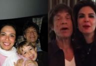 Luciana Gimenez posta vídeo com imagens raras ao lado de Mick Jagger