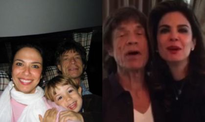 Luciana Gimenez posta vídeo com imagens raras ao lado de Mick Jagger