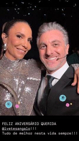 Ivete e Luciano Huck namoraram em 1999 • Instagram/Luciano Huck