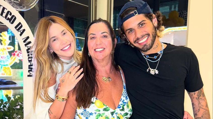 Margareth Serrão ao lado de Virginia e Zé Felipe • Instagram/Virginia Fonseca
