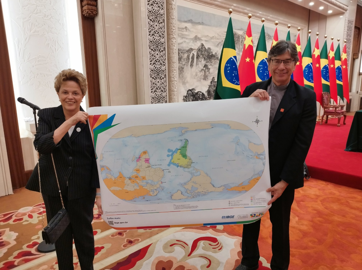 Mapa-mundi Dilma