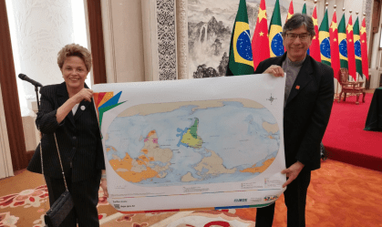 Mapa-mundi Dilma