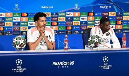 Marquinhos exalta "química incrível" do PSG em busca do título da Champions