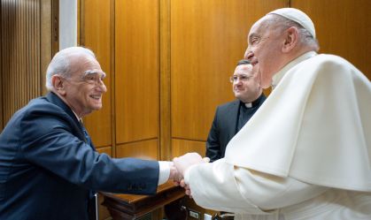 Scorsese está produzindo filme com última entrevista do papa Francisco
