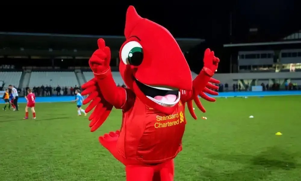O mascote do Liverpool
