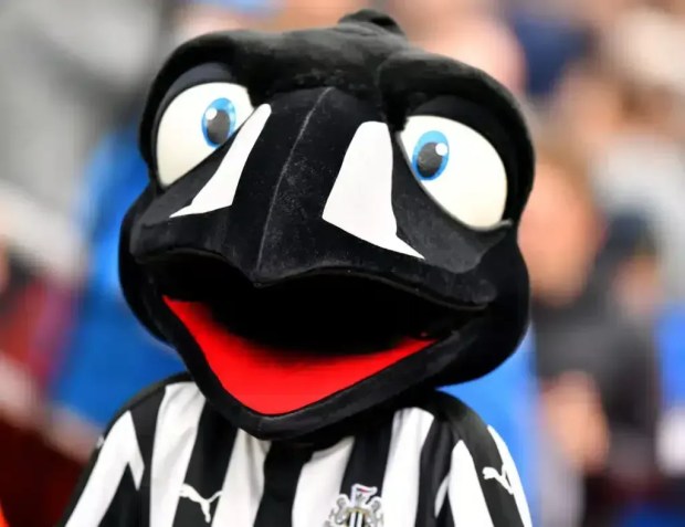 O mascote do Newcastle • Divulgação/Newcastle