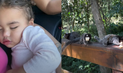 Bruna Biancardi mostra Mavie curtindo passeio de domingo; veja