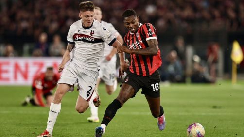 Bologna x Milan no Olímpico de Roma na final da Copa da Itália