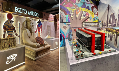 Museu da Imaginação inaugura andar com 1 milhão de blocos de montar; veja