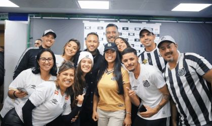 Torcedores do Santos tiveram encontro com Neymar