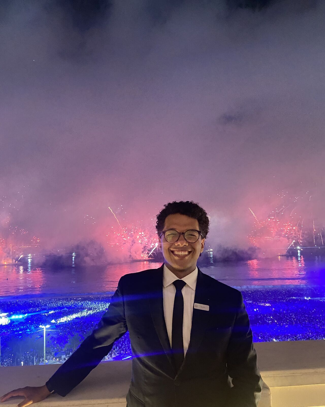 Nicolas Rafael Garcia trabalha no Copacabana Palace, no Rio de Janeiro • Linkedin/Nicolas Rafael Garcia