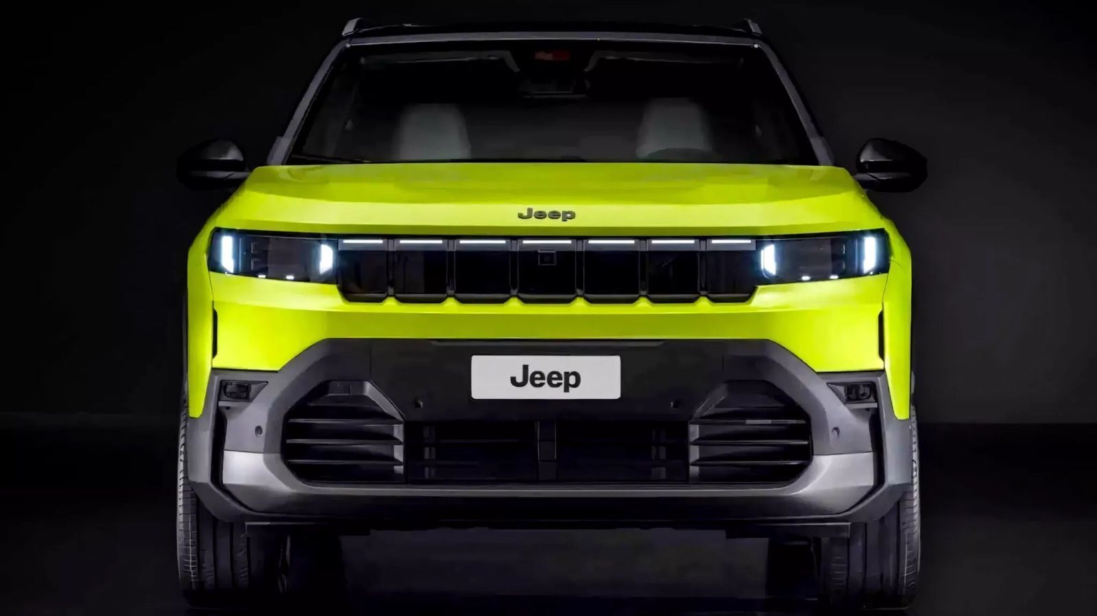 Dianteira do Jeep Compass com as sete fendas • Reprodução/Internet