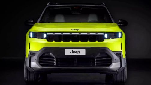 Dianteira do Jeep Compass com as sete fendas