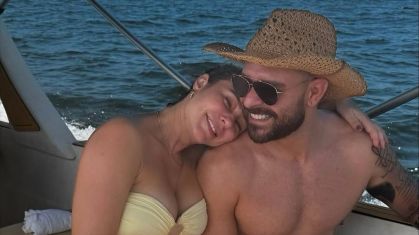 Diogo e Paolla assumiram o romance em julho de 2021 e, desde então, os dois costumam trocar declarações de amor nas redes sociais
