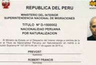 Documento de nacionalidade peruana do papa Leão XIV é divulgado; veja