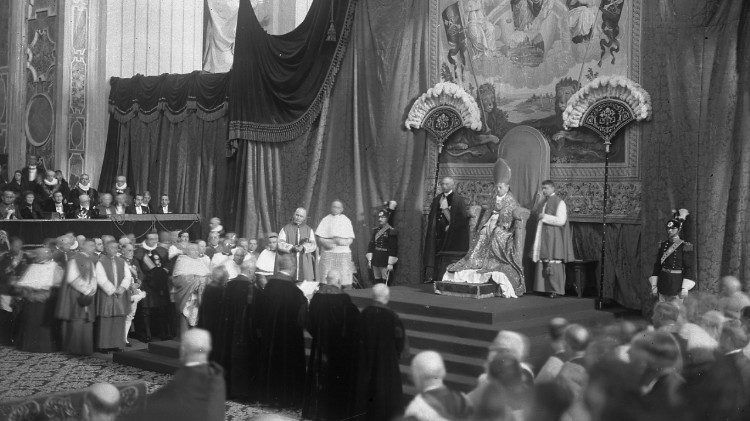 Papa Pio XI no Vaticano • Reprodução/Vatican News