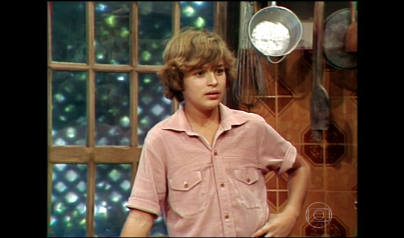 Júlio César como Pedrinho na primeira versão de "O Sítio do Picapau Amarelo" • Reprodução/Globoplay